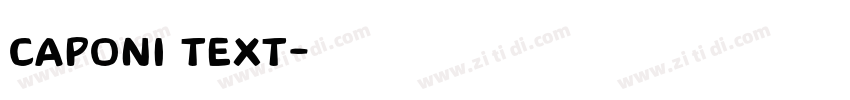 Caponi Text字体转换